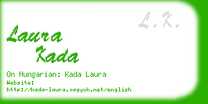 laura kada business card